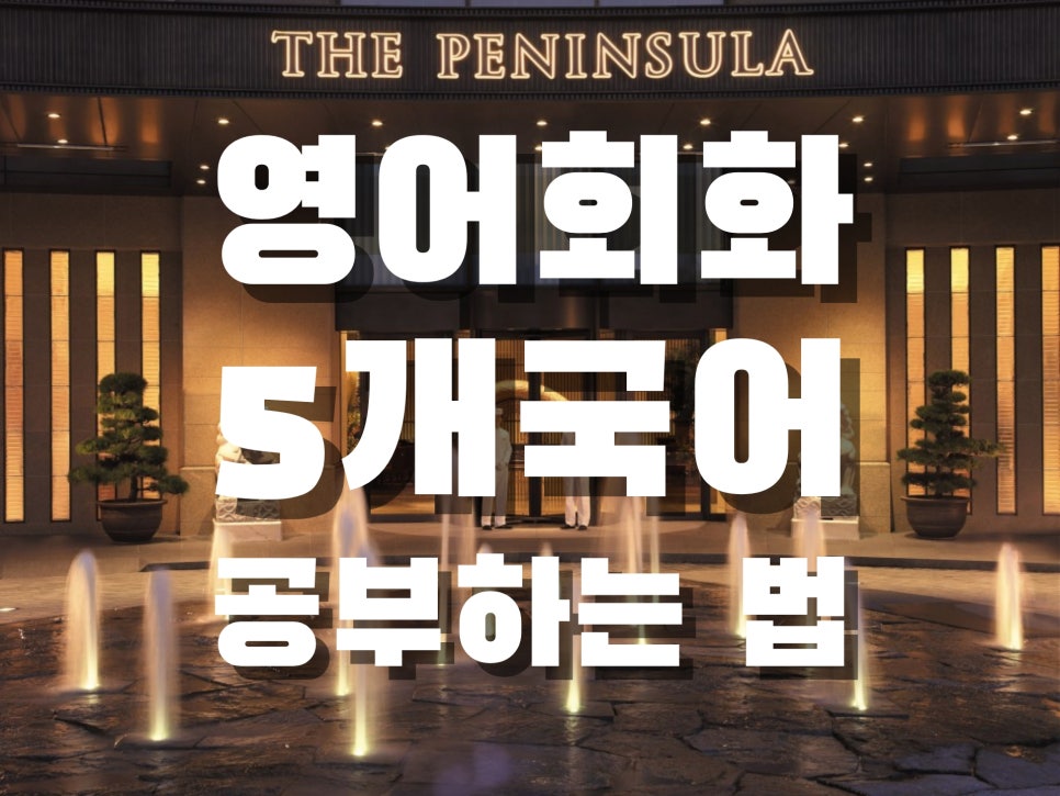 영어공부혼자하기 공부법으로 지금은 5개국어해요